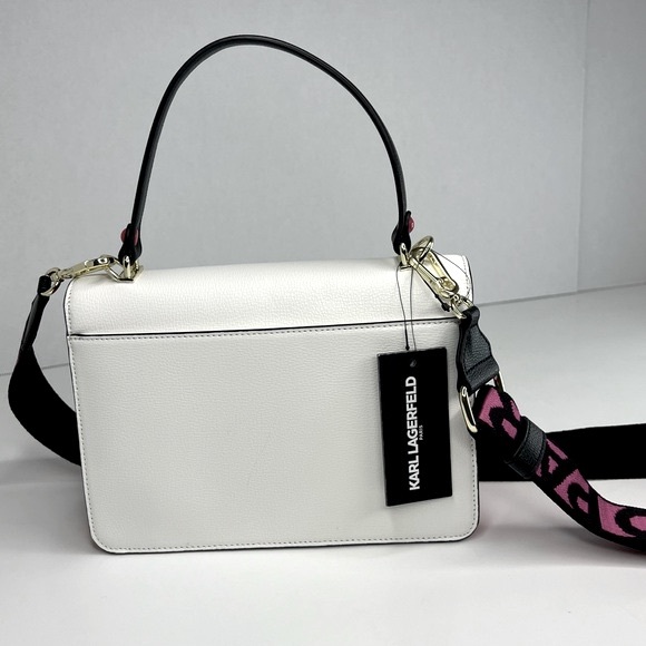 Karl Lagerfeld Paris Simone Rainbow Studded Crossbody - Picture 4 of 14